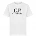 Детская футболка CP COMPANY Boy'S Goggle Logo T Shirt White 10135
