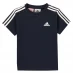Детская футболка adidas Stripe Essential T Shirt Navy/White