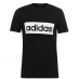 Мужская футболка adidas Mens Basics Puff Box T-Shirt Black/White