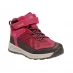 Regatta Samaris Junior Velcro Mid Walking Boots DkCeris/NePk