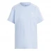Жіноча футболка adidas 3 Stripe T-Shirt Blue Dawn