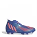 adidas Predator + Junior FG Football Boots Blue/Orange