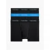Мужские плавки Calvin Klein Pack Cotton Stretch Boxer Shorts Gry/Wht/Blu CB7