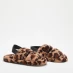 Жіночі кросівки Be You Faux Fur Sling Back Slipper Leopard