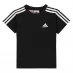Детская футболка adidas Stripe Essential T Shirt Black/White