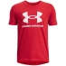 Детская футболка Under Armour UA Sportstyle Logo Short Sleeve Red