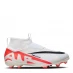 Nike Mercurial Superfly Pro DF Junior Firm Ground Football Boots Crimson/White