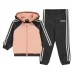 Детский спортивный костюм adidas Stripe Fleece Tracksuit Babies Pink/Charcoal
