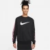 Мужской свитер Nike Sportswear Repeat Men's Fleece Sweatshirt Black/Pink
