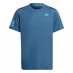Детская футболка adidas Club Tennis 3-Stripes T-Shirt Kids Altered Blue / Sky Rush