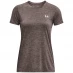 Жіноча футболка Under Armour Tech Workout T-Shirt Ladies Grey