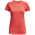 Жіноча футболка Under Armour Tech Workout T-Shirt Ladies Red