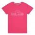 Детская футболка Jack Wills Kids Girls Forstal Logo Script T-Shirt Fuchsia Purple