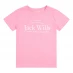 Детская футболка Jack Wills Kids Girls Forstal Logo Script T-Shirt Sachet Pink