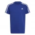 Детская футболка adidas Stripe Essentials T-Shirt Junior Blue/White