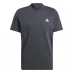 Мужская футболка adidas Roland Garros Tennis Graphic T-Shirt male Dark Grey Heather