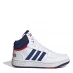 Детские ботинки adidas Hoops Mid- High Tops Junior Boys White/Navy/Red