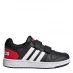 adidas Hoops Court Trainers Black/White/Red