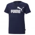 Детская футболка Puma Essentials Logo T Shirt Navy/White
