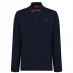 Мужской свитер Hugo Long Sleeve Polo Shirt Navy 405