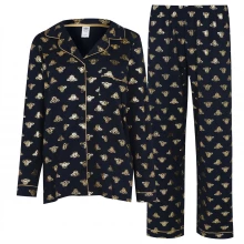 Женская пижама Chelsea Peers Bumble Bee Button Up Pyjama Set