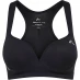Only Play Play shaped sports bra in Grey Black