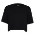 Женская футболка Firetrap Oversized Cropped T-Shirt Black