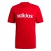 Мужская футболка adidas Essentials Embroidered Linear Logo T-Shirt Mens Scarlet