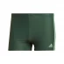 Мужские плавки adidas 3-Stripes Swim Boxers Mens Green Oxide