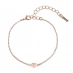 Ted Baker HARSAA Crystal Heart Adjustable Bracelet For Women Rose Gold