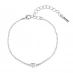 Ted Baker HARSAA Crystal Heart Adjustable Bracelet For Women Silver