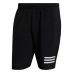 Мужские шорты adidas Club Tennis 3-Stripes Shorts Mens Black / White