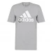 Мужская футболка adidas QT T Shirt Mens Grey Exposure