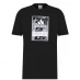 Мужская футболка adidas QT T Shirt Mens Black BOS