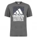 Мужская футболка adidas QT T Shirt Mens Grey Whirl
