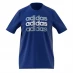 Мужская футболка adidas QT T Shirt Mens Blue Repeat