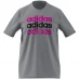 Мужская футболка adidas QT T Shirt Mens Grey Repeat