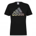 Мужская футболка adidas QT T Shirt Mens Black Exposure