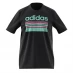 Мужская футболка adidas QT T Shirt Mens Black Horizon