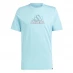 Мужская футболка adidas Graphic Logo T-Shirt Mens Blue Centre LG