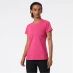 Женская футболка New Balance Running T Shirt Ladies Pink