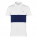 Мужская футболка поло Lacoste Colour Block Polo Shirt White NL3