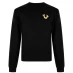 Мужской свитер True Religion Foil Crew Neck Sweatshirt Black/Gold 1001