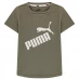Детская футболка Puma Logo T Shirt Junior Girls Green