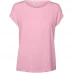 Жіноча футболка Vero Moda VM Ava Plain Shirt Sleeve T-Shirt Womens Nostalgia Rose