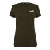 Жіноча футболка Puma Small Logo T Shirt Ladies Deep Olive