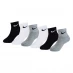 Nike Pack of Ankle Socks Gry/Blk/Wht