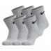 Nike 6Pk DF quarter Sock In00 Grey