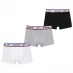 Reebok 3 Pack Boxer Shorts Mens Blk/Wht/Gry
