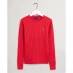 Женский свитер Gant Cable Knit Jumper BRIGHT RED 620